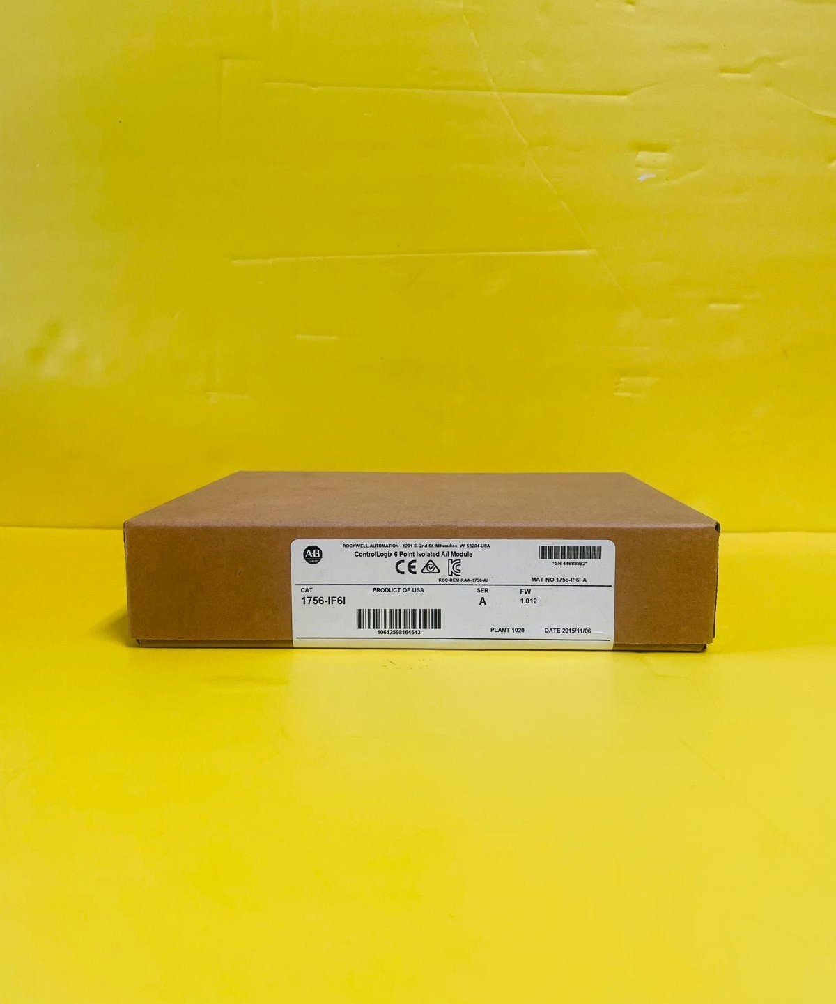 Allen Bradley 1756-IF6I Ser A ControlLogix 6 Point Isolated A/I Module 1756IF6I