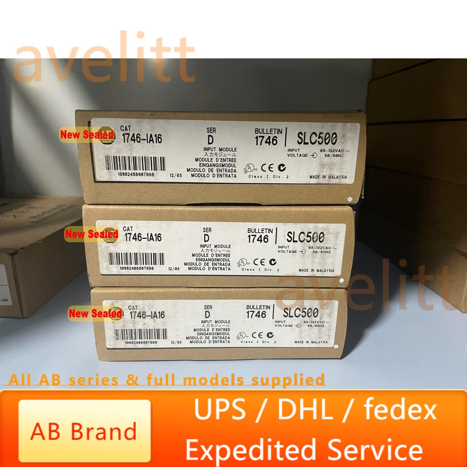 Factory Sealed 1746-IA16 SLC 500 PLC Input Module 1746IA16 Fast Shipping