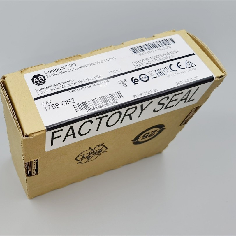 Brand New AB 1769-OF2/B CompactLogix 2Pt A/O C and V Module 1769OF2 serB US