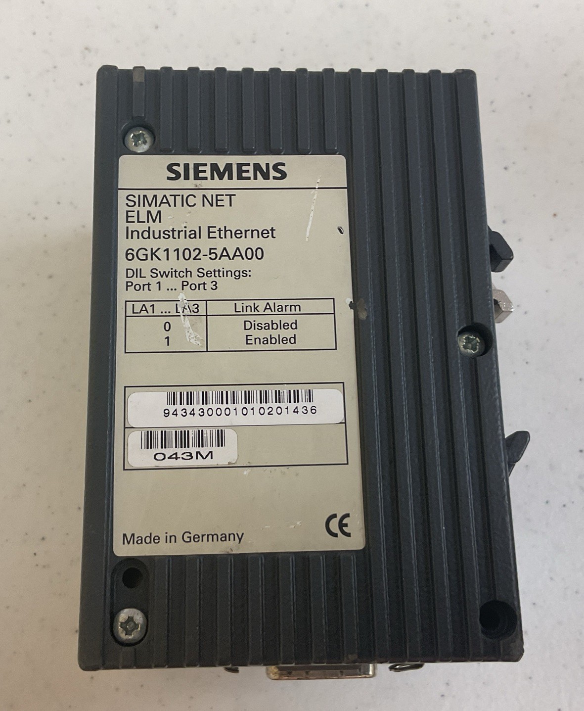 NEW SIEMENS SIMATIC NET ELM 6GK1102-5AA00 INDUSTRIAL ETHERNET, FREE SHIPPING