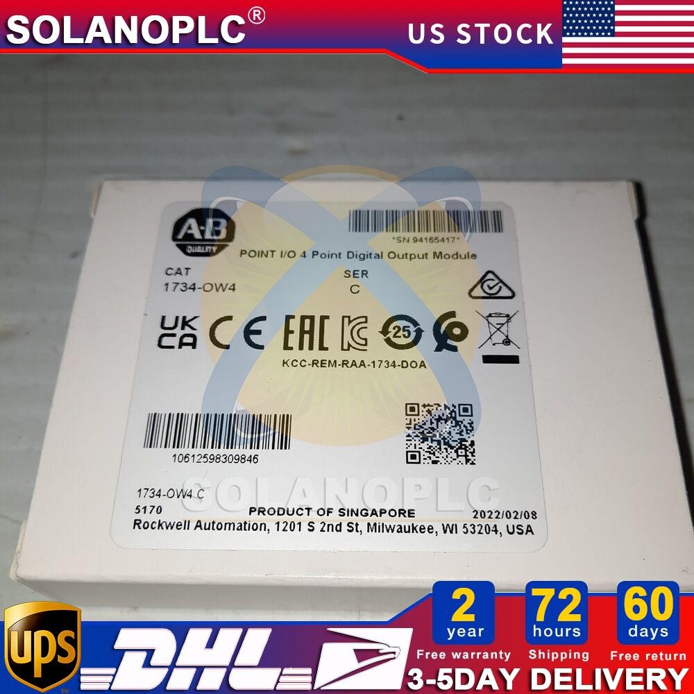 AB 1734-OW4 C POINT I/O 4 Point Digital Output Module 1734OW4 PLC New Sealed