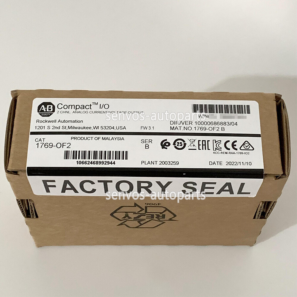 Allen-Bradley 1769-OF2 Series B Compact I/O Analog Output Module AB 1769OF2 NEW