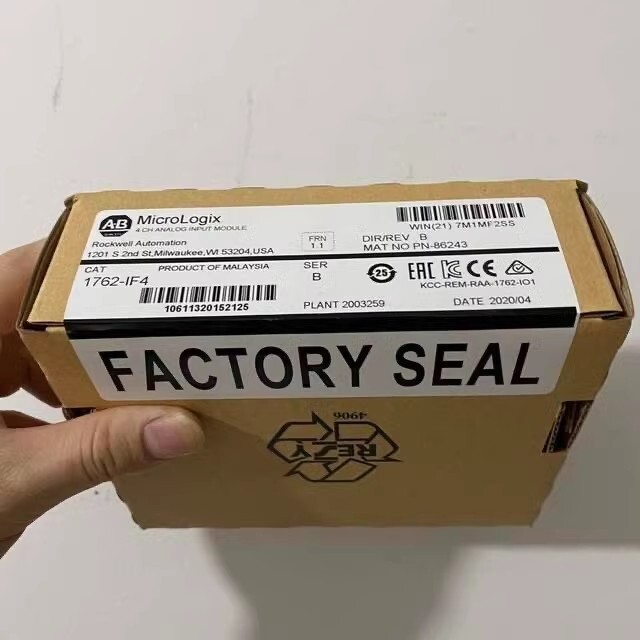 AB 1762-IF4 SER B MicroLogix 4 Point Analog Input Module NEW SEAL