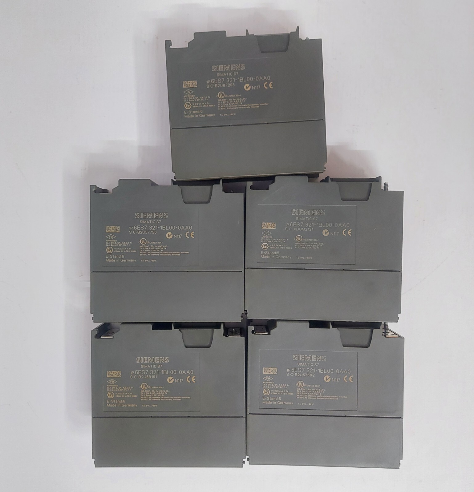 5PCS SIEMENS 6ES7 321-1BL00-0AA0 SIMATIC S7 SIEMENS 6ES73211BL000AA0 GERMANY