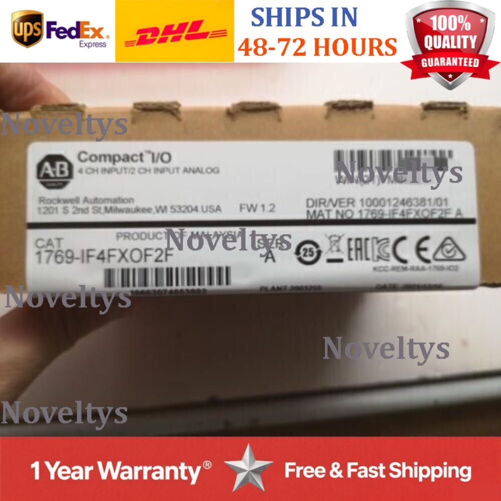 New Sealed AB 1769-IF4FXOF2F CompactLogix I/O Module 1769IF4FXOF2F US Free Tax