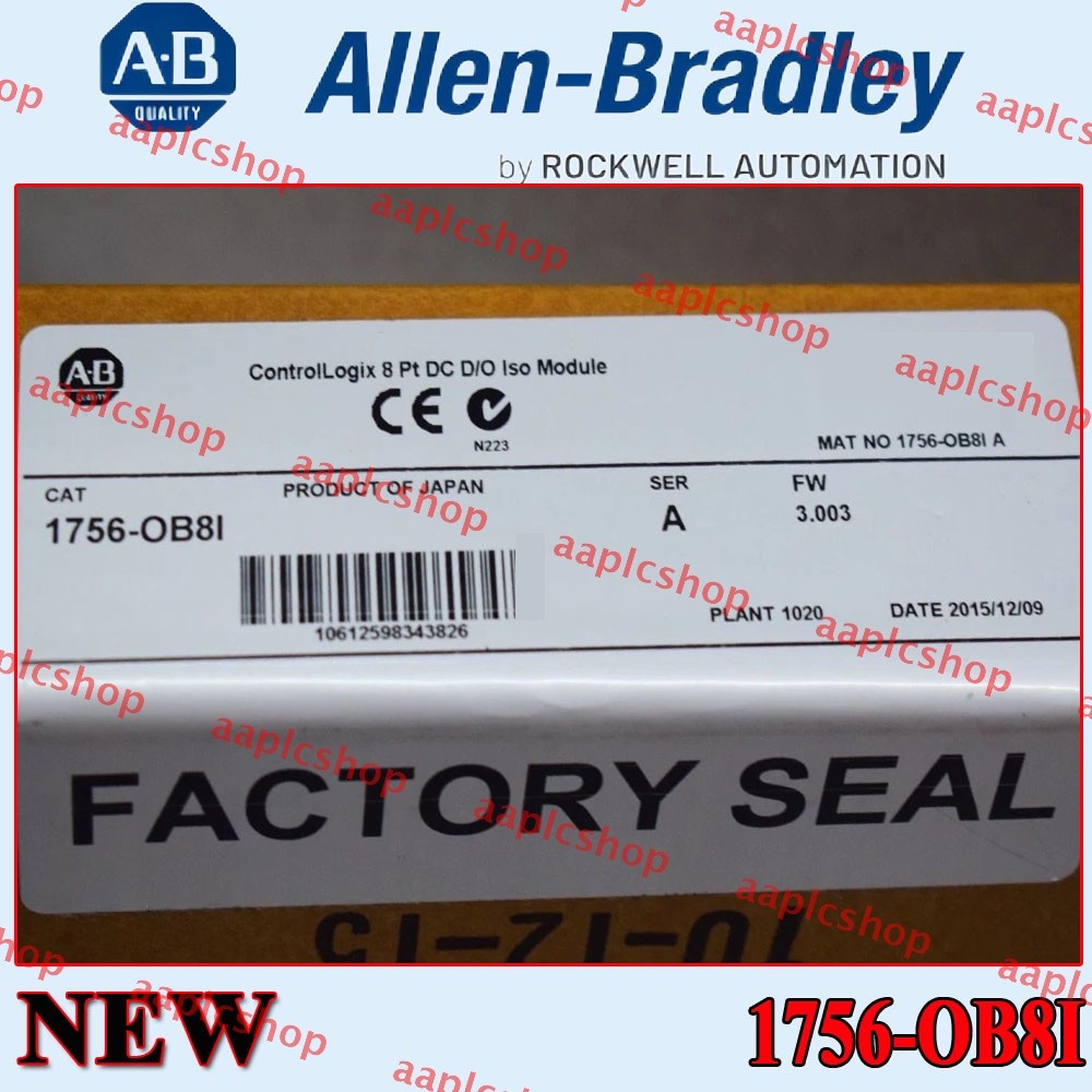 New Factory Sealed Unbrand 1756-OB8I ControlLogix 8 Pt DC D/O Iso Module