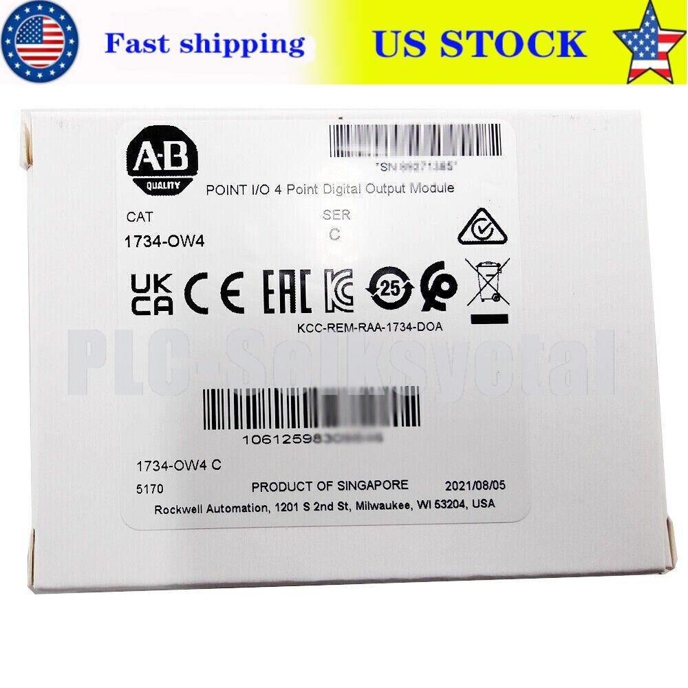 New AB 1734-OW4 POINT I/O 4 Point Digital Output Module 1734OW4 US Free Tax