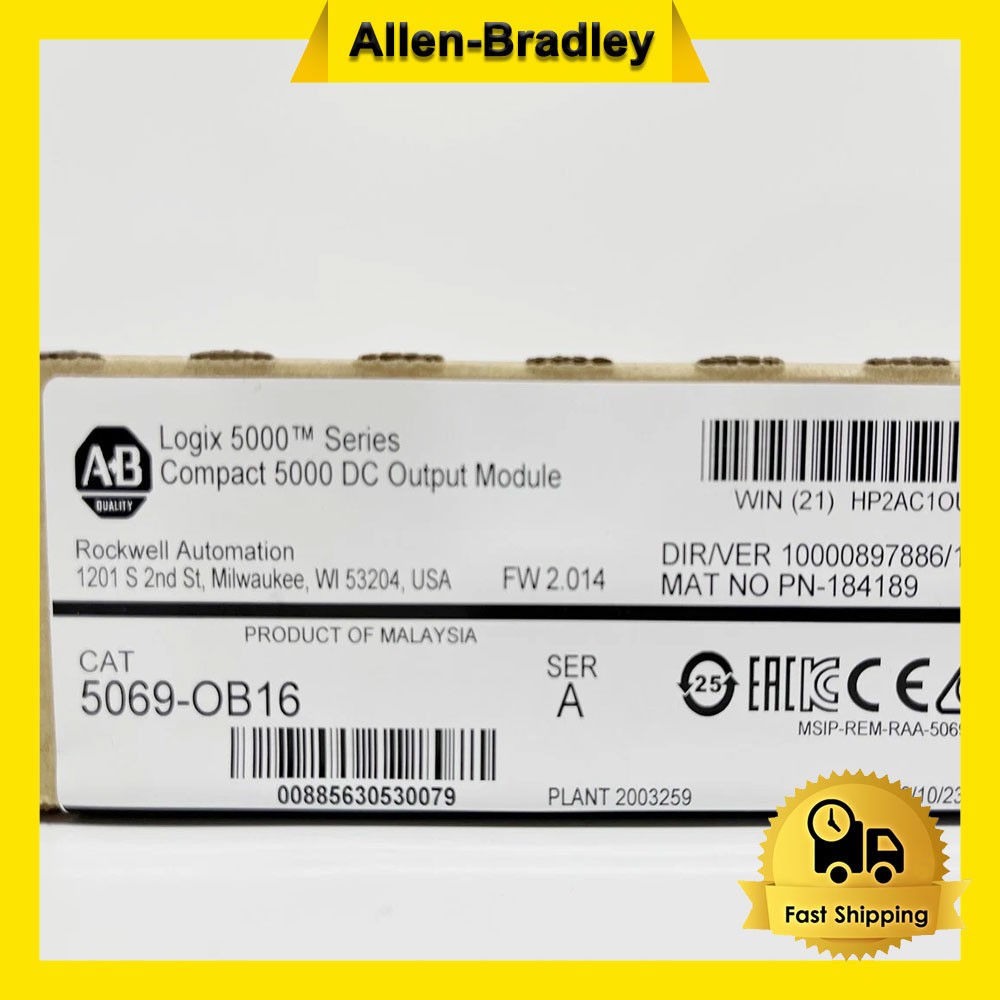New AB 5069-OB16 Industrial Drive Free Shipping New in Box Factory Sealed PLC US