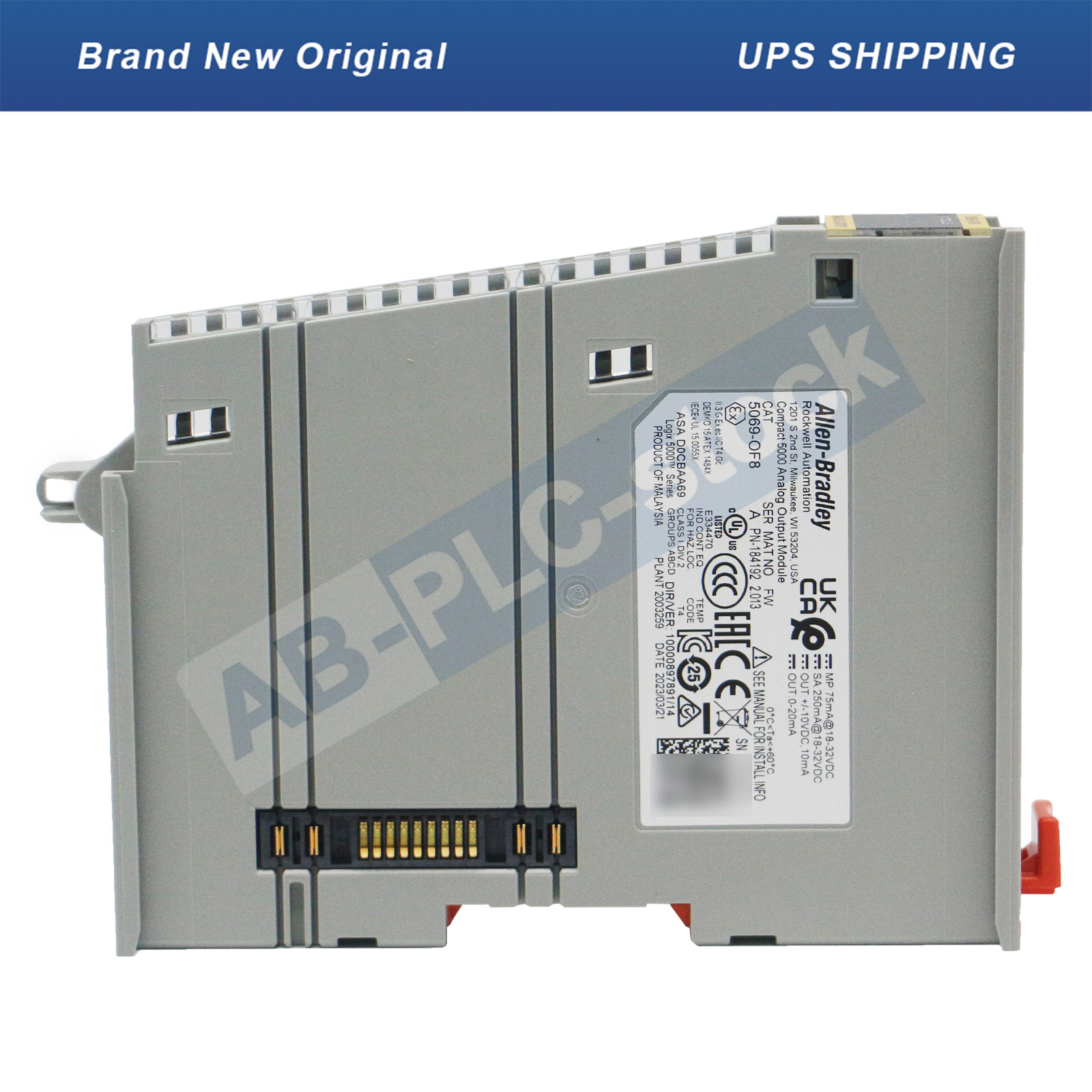 2023 Allen Bradley 5069-OF4 Compact 5000 Analog Output Module