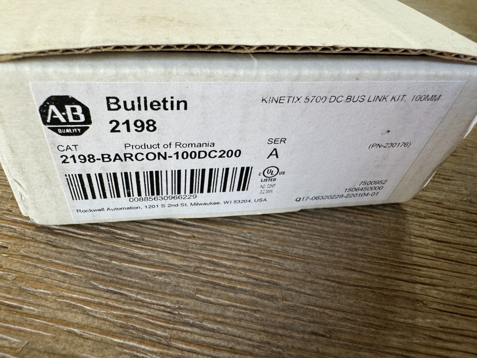 Allen Bradley 2198-Barcon-100DC200
