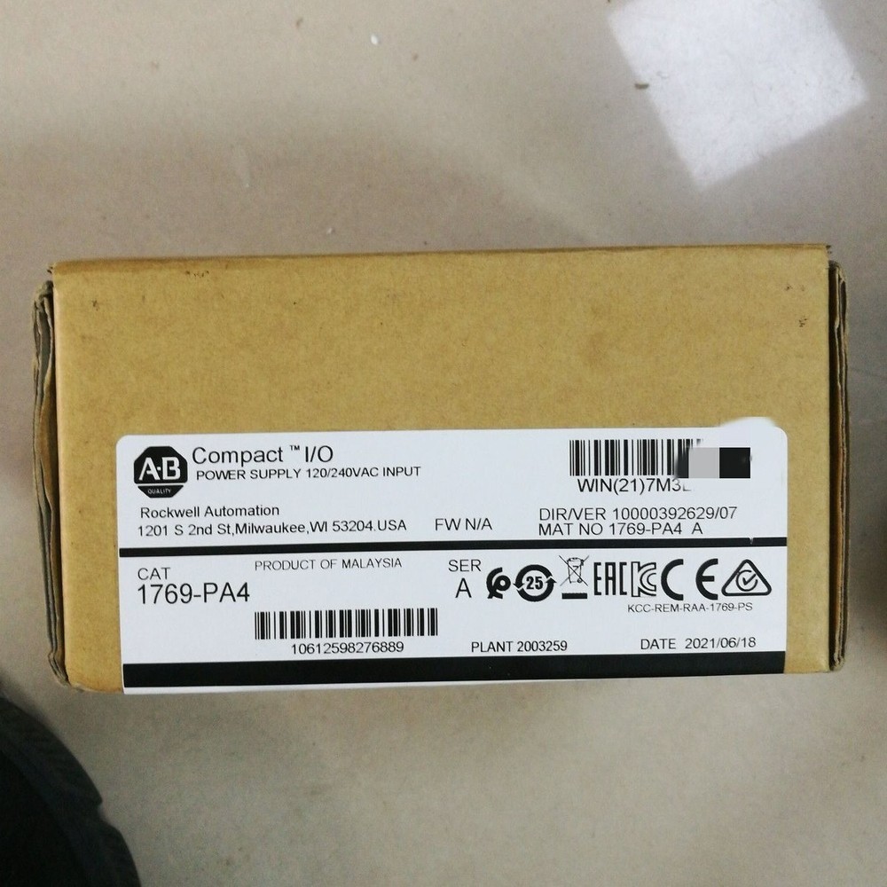 New Allen-Bradley 1769-PA4 SER A Compact Power Supply Module 1769PA4