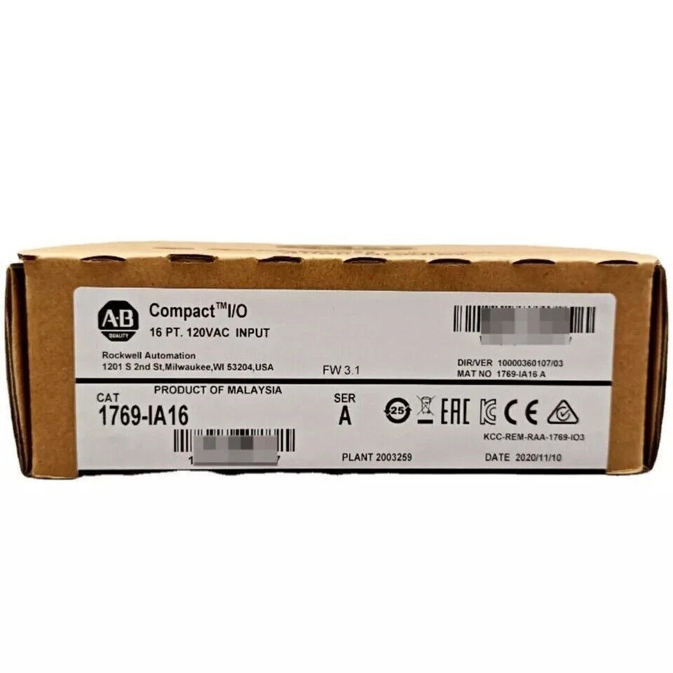 1pc New Allen-bradley 1769-IA16 CompactLogix 16 Pt 120VAC D/I Module 1769IA16