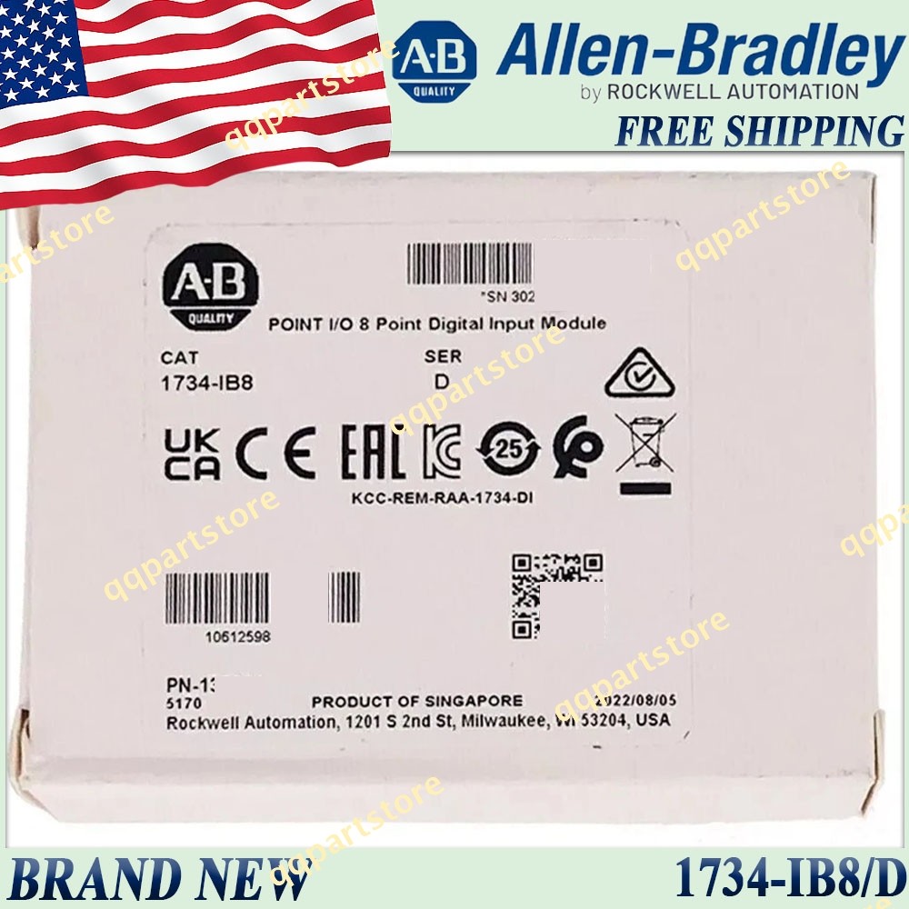 1734-IB8/D AB Digital Input Module POINT I/O 8 Point AB 1734IB8 serD