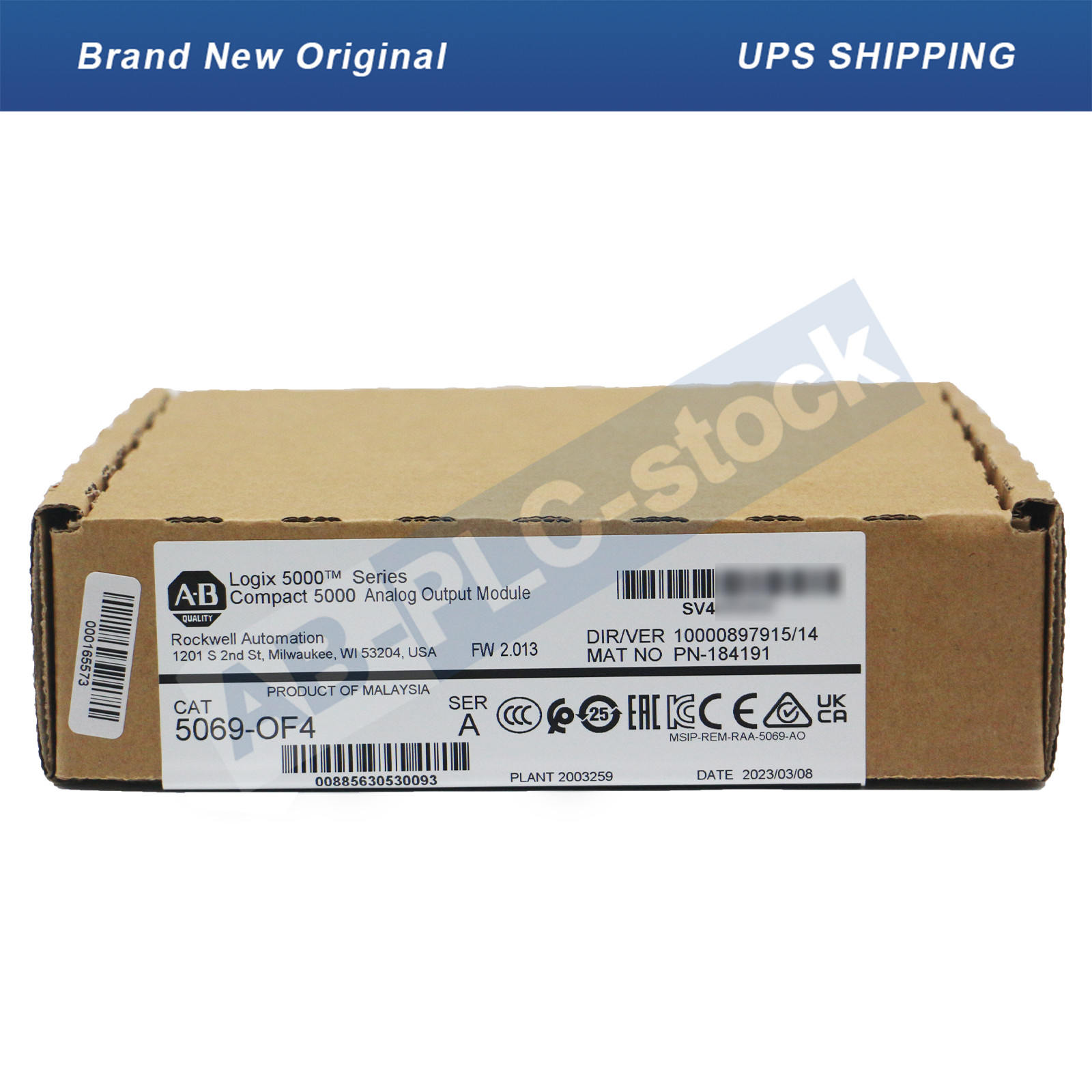 2023 Allen Bradley 5069-OF4 Compact 5000 Analog Output Module