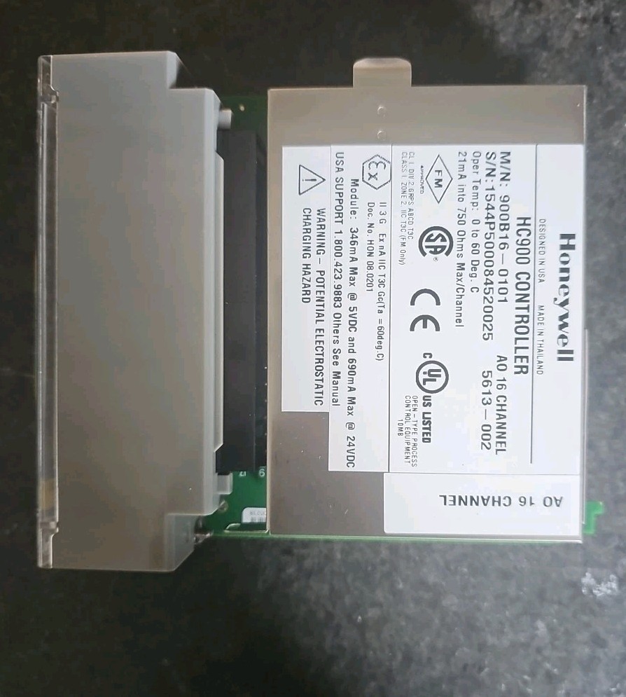 Honeywell HC900 Controller 900B16-0101 AO 16-Channel Analog Output Module
