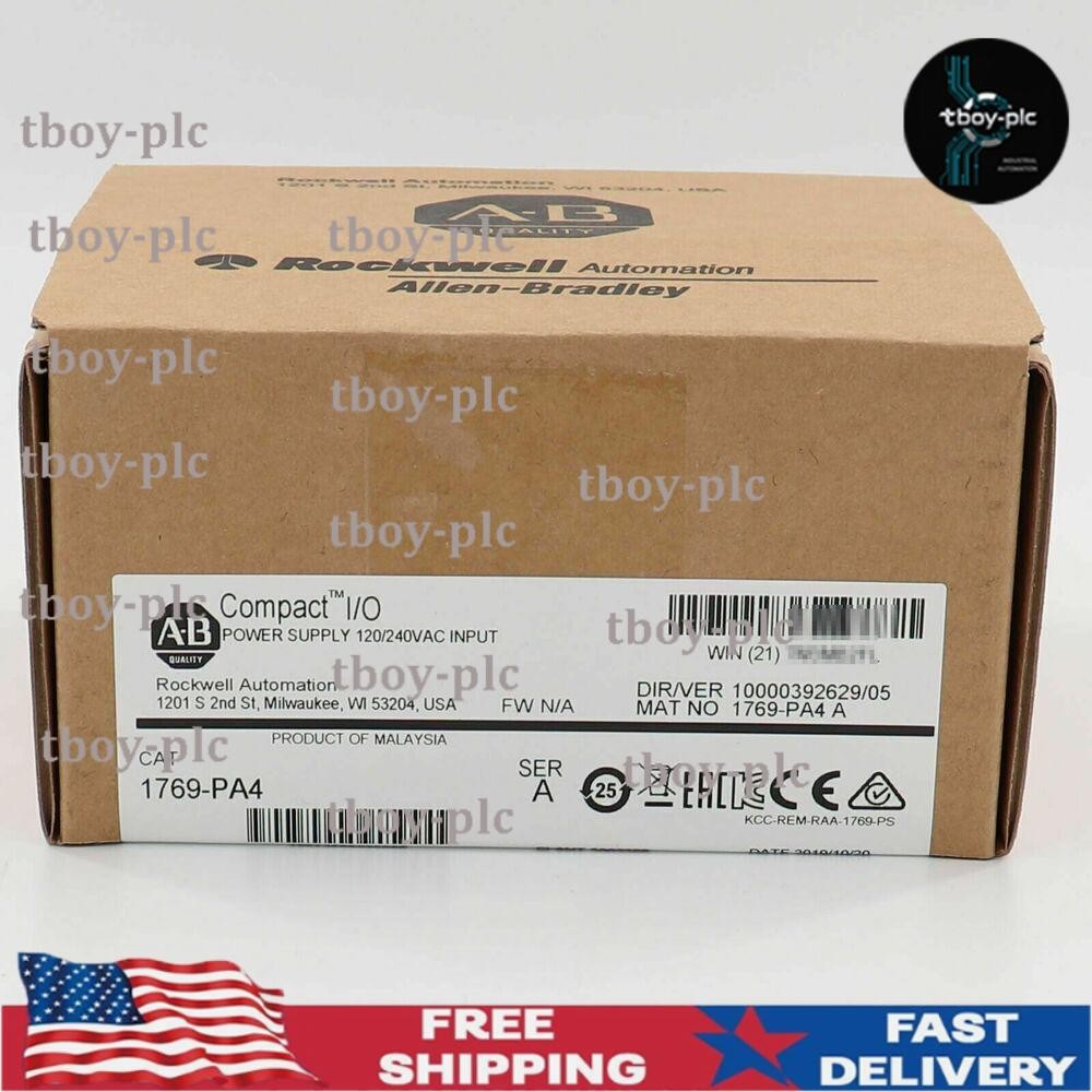 New AB 1769-PA4 SER A CompactLogix Power Supply Module 1769PA4 US Free Tax