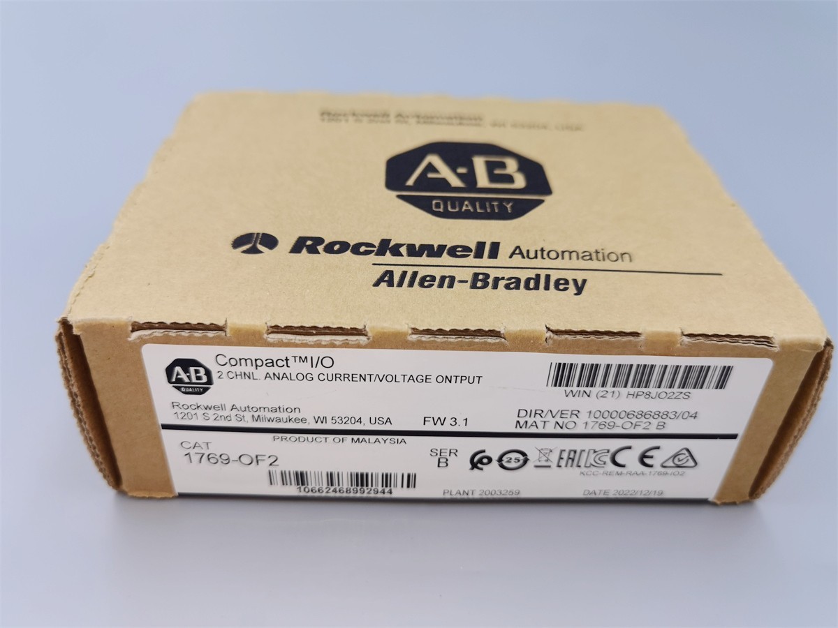 New AB 1769-OF2/B CompactLogix 2 Pt A/O C and V Module 1769OF2 serB Free Ship
