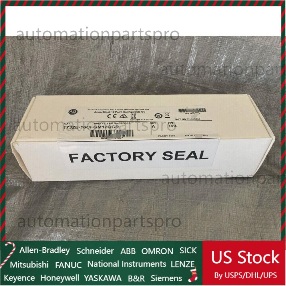Allen Bradley 1732E-16CFGM12QCR /A ArmorBlock Module *NEW IN BOX* US Free Tax