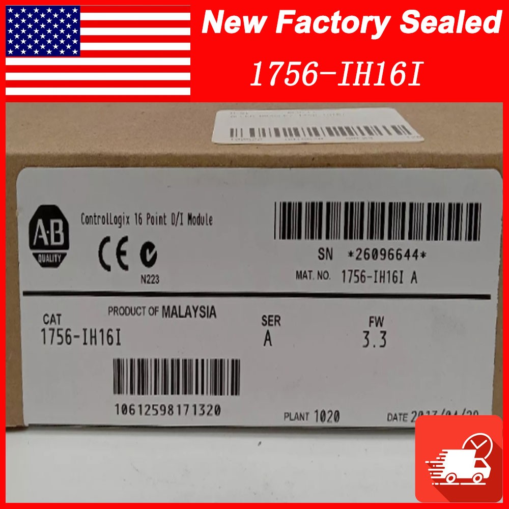 New Sealed AB 1756-IH16I Controllogix 16 Point Input Module Ser A