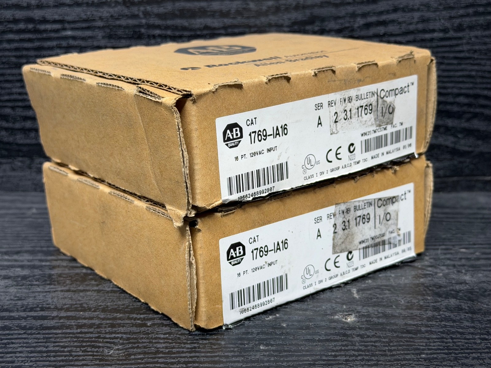 Surplus Open Allen Bradley 1769-IA16 1A16 A 3.1 CompactLogix Input Module Older