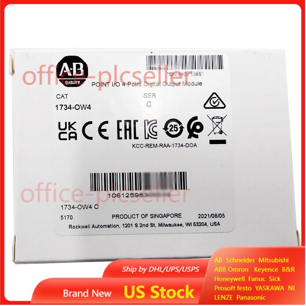 New AB 1734-OW4 POINT I/O 4 Point Digital Output Module 1734OW4 US Free Tax