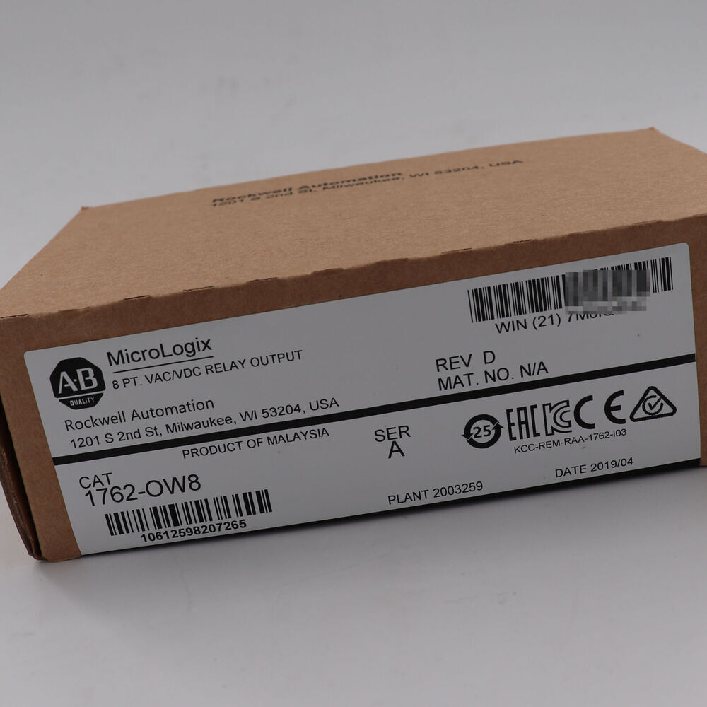 Allen Bradley 1762-OW8 1762OW8 MicroLogix 8 Point Relay Output Module 1762OW8