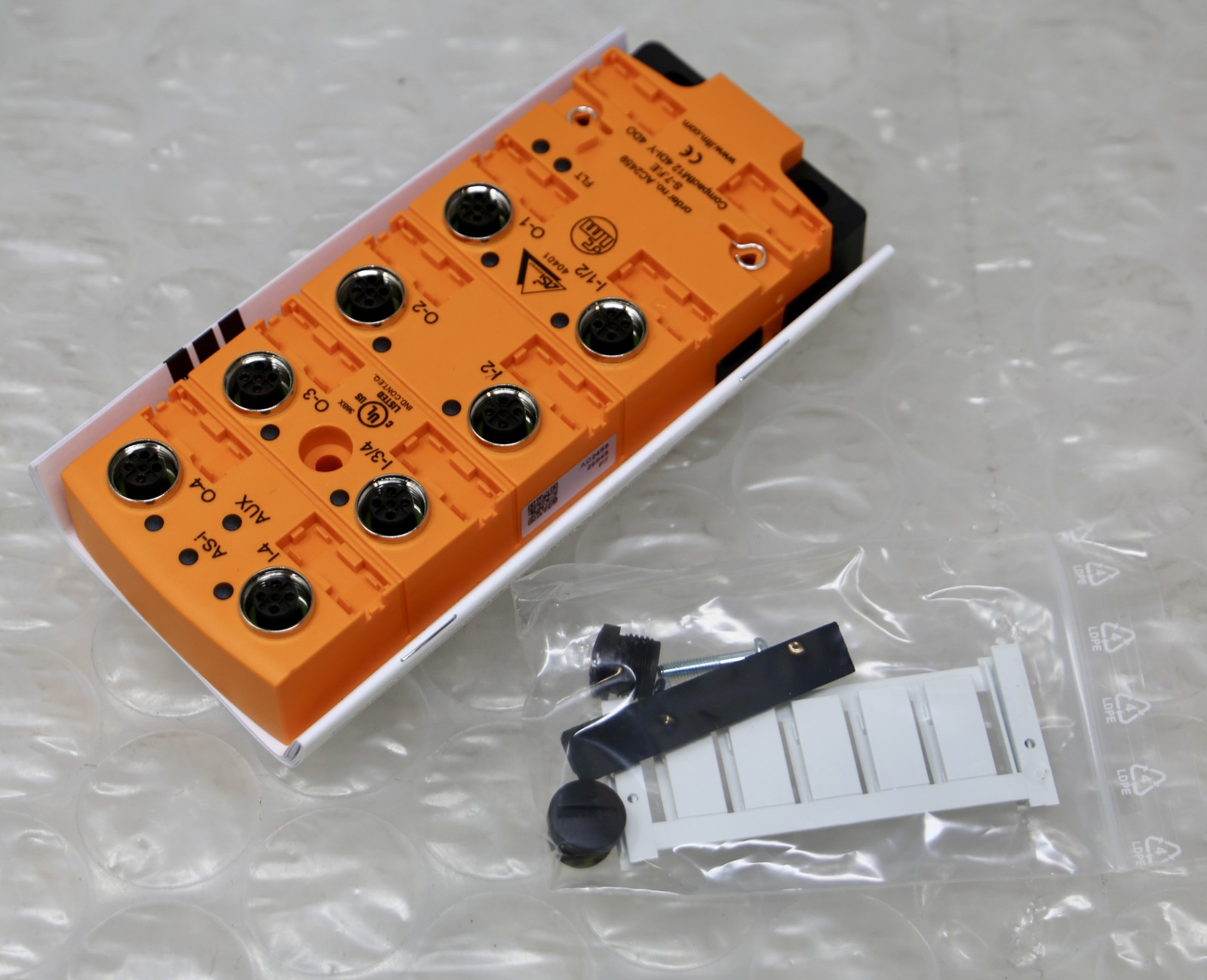 *NEW* IFM AC2459 – AS-INTERFACE CompactLineM12 4DI-Y 4DO 4-Input / 4-Output Mod