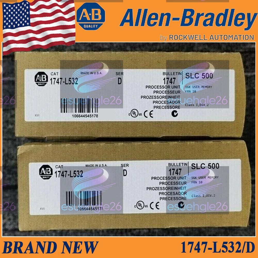 Factory Sealed AB 1747-L532 SLC 500 SLC 5/03 CPU Processor Unit