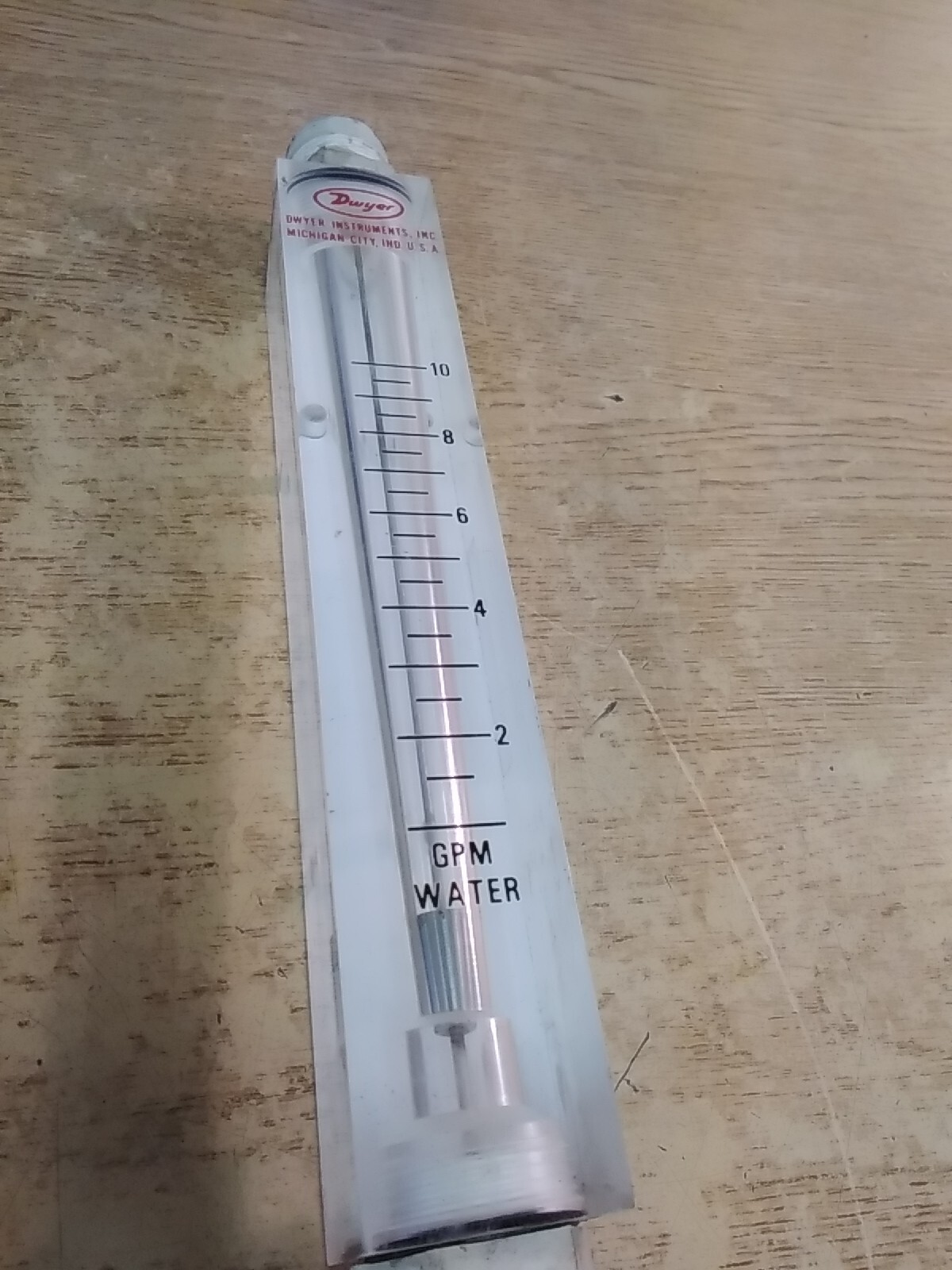 Dwyer Unknown Part # VFC Series 1-10 GPM Water Flow Meter 100 PSIG MAX