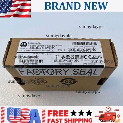 Allen-Bradley 1762-IF2OF2 MicroLogix 1200 I/O Module New Sealed AB 1762IF2OF2