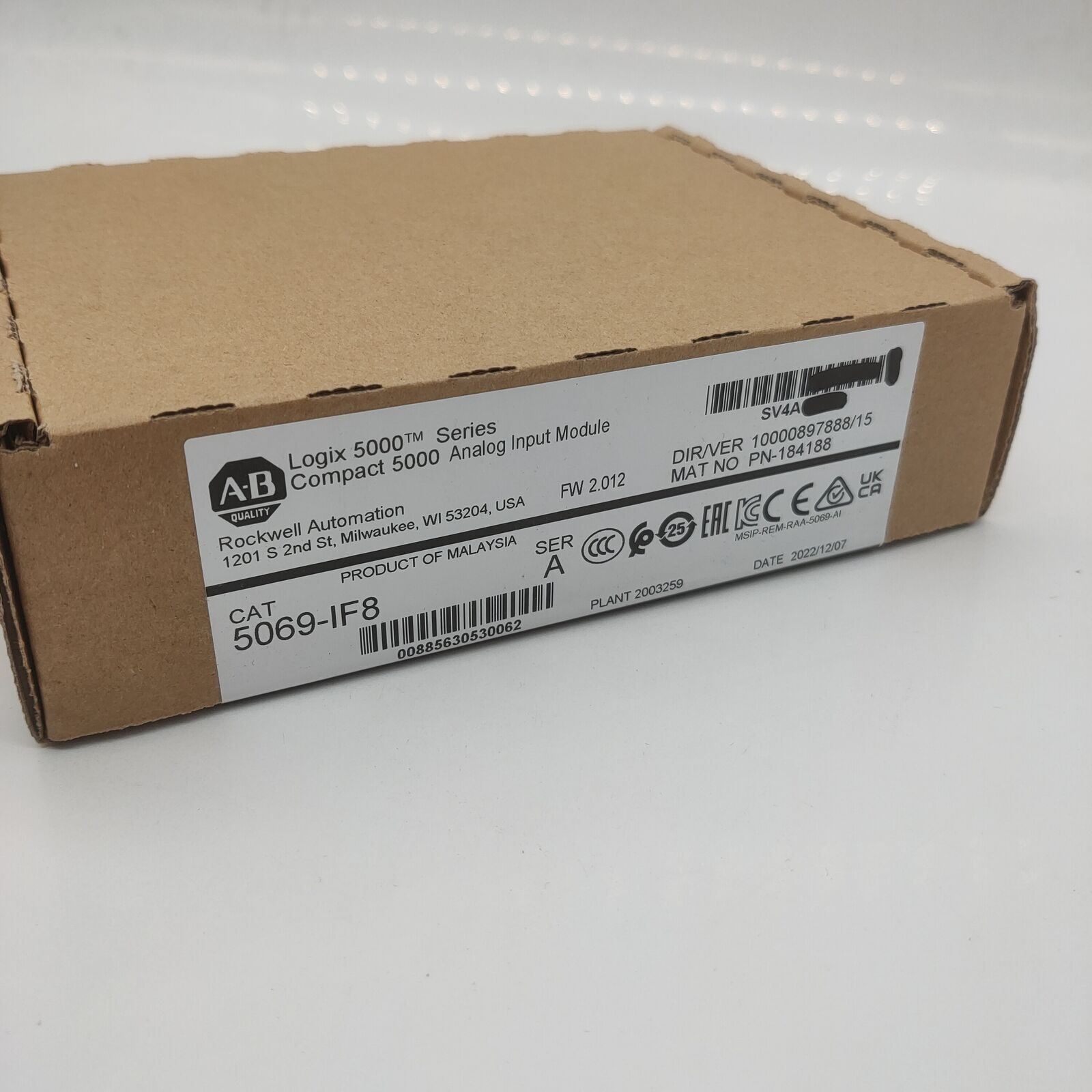 New Allen-Bradley 5069-IF8 /A AB Compact 5000 Analog Input Module 5069IF8 US