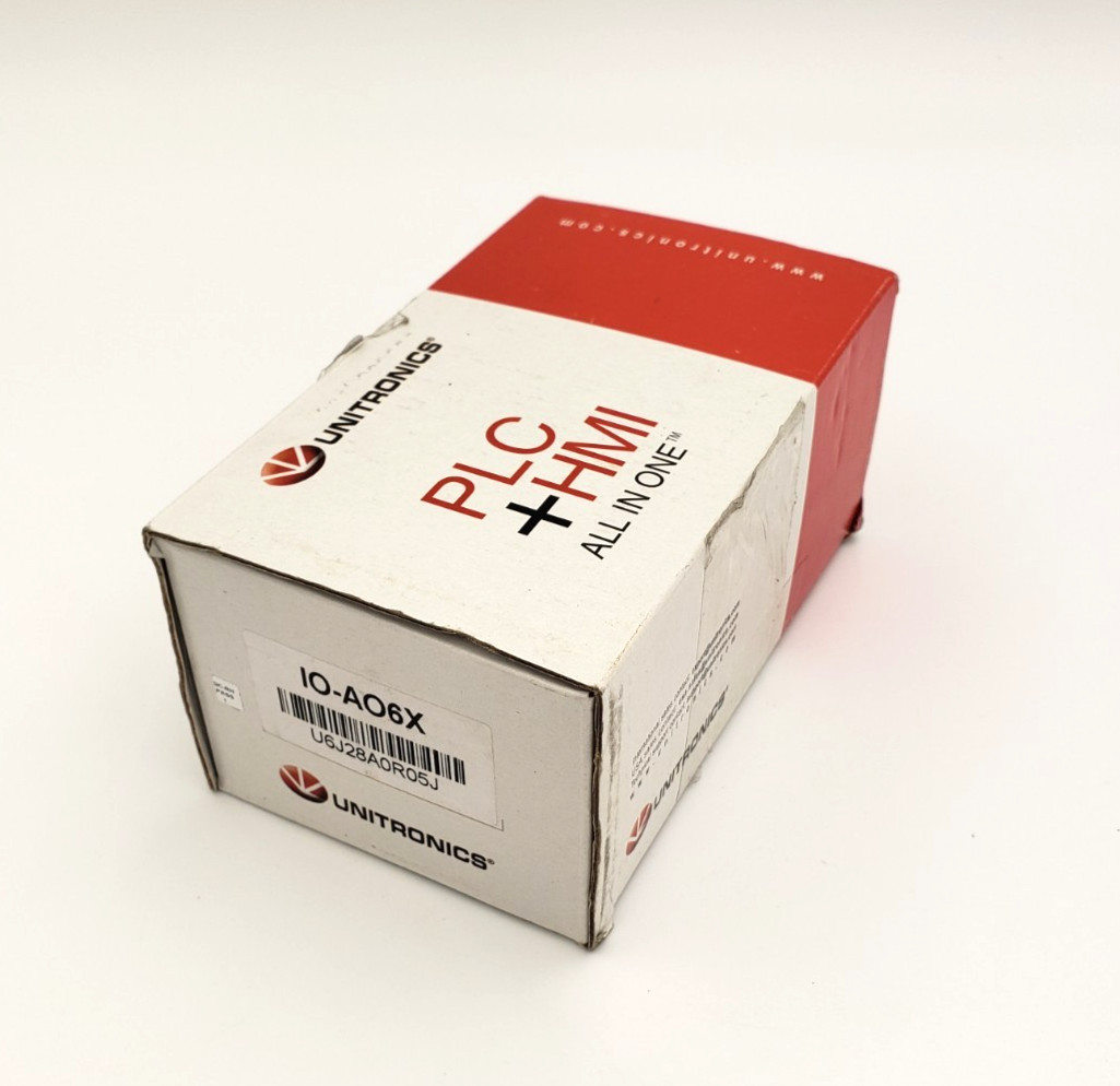 New Unitronics IO-AO6X Isolated Analog Output Module – 60 Day Warranty