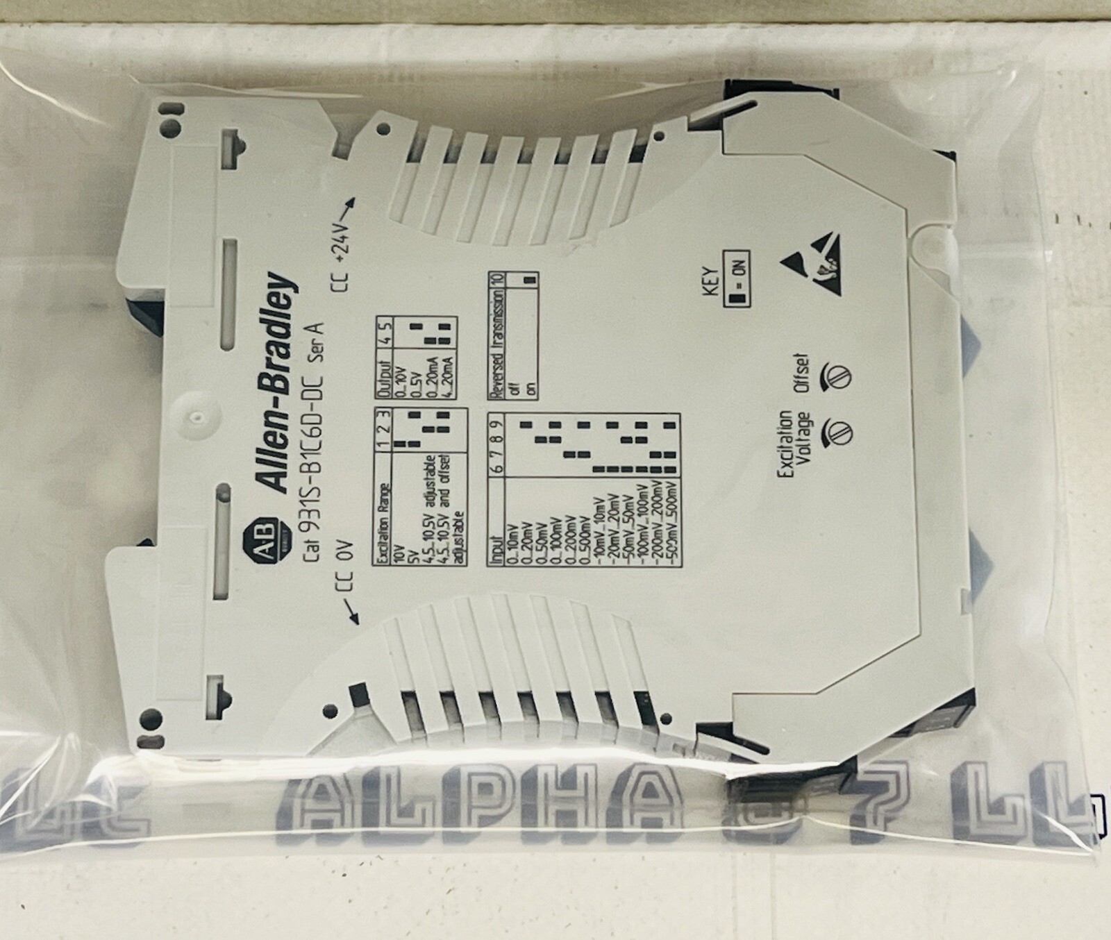 Allen Bradley 931S-B1C6D-DC SER. A Active Bridge Isolation Signal Conditioner