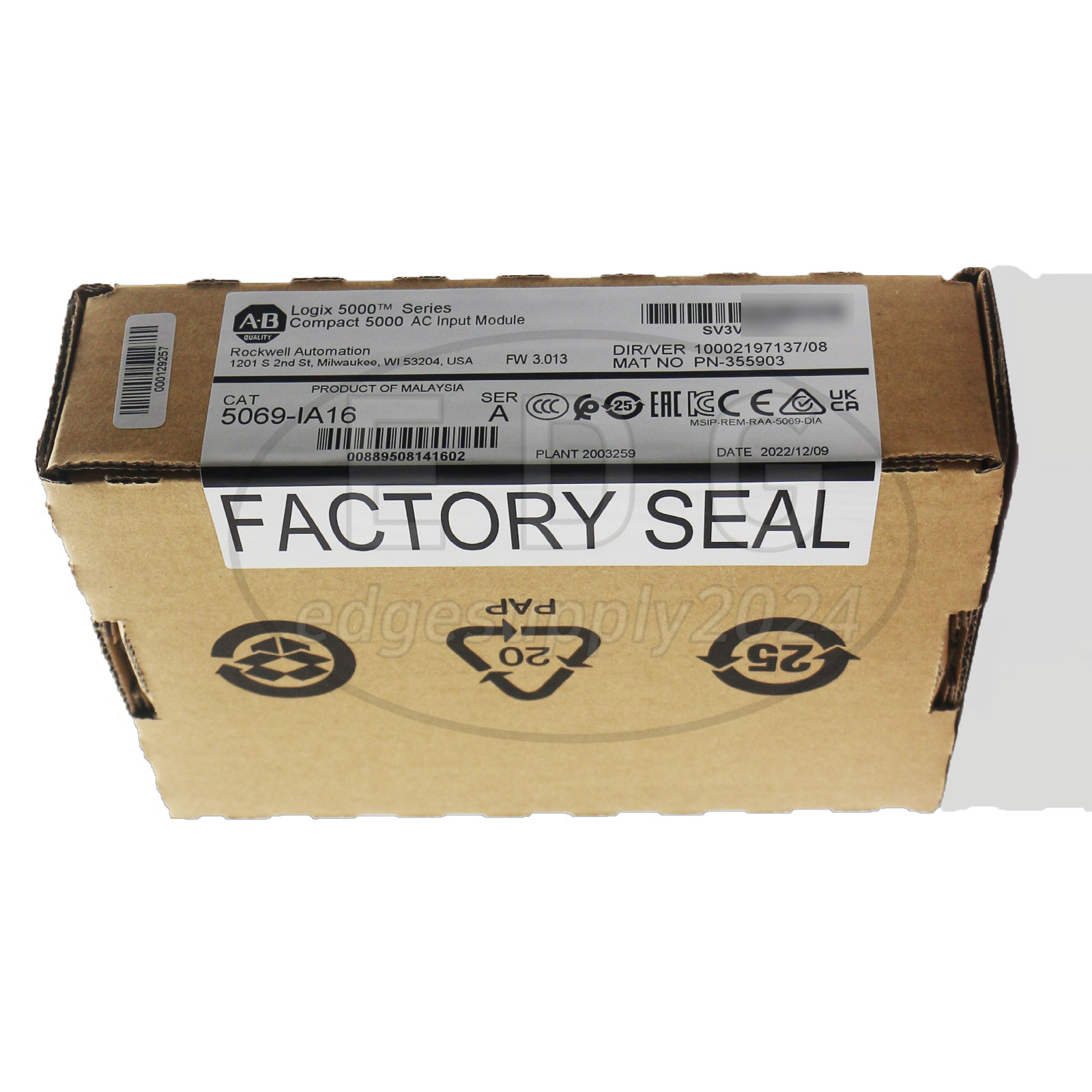 NEW Allen Bradley 5069-IA16 Compact 5000 I/O 16 channels AC input module
