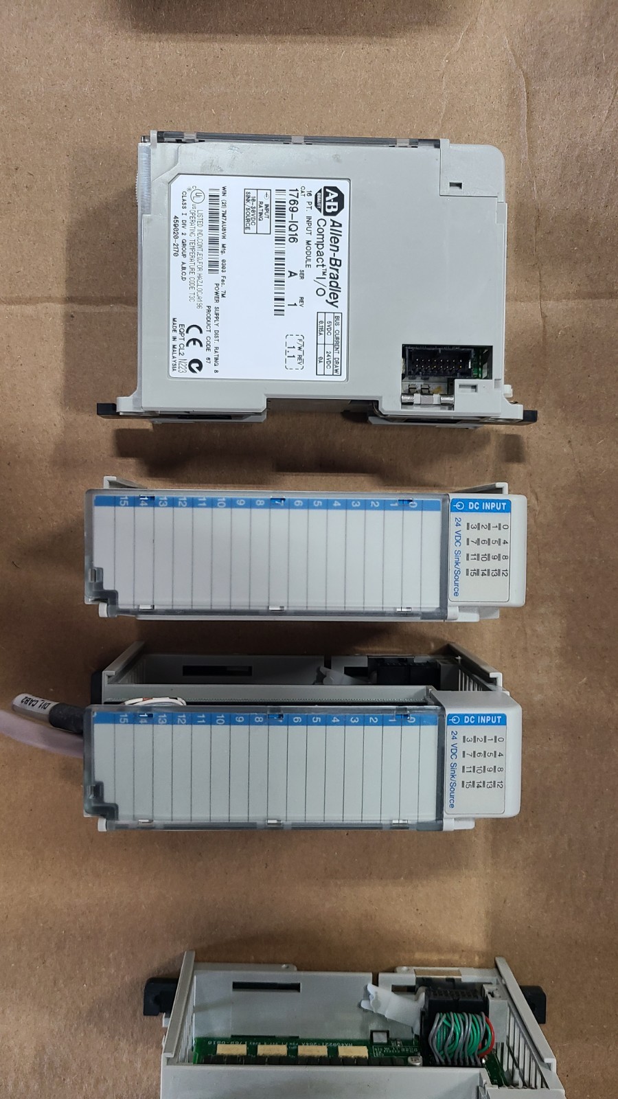 Allen Bradley 1769-CRR3 1769-ECR 1967-ECL also one unknown. All included in one