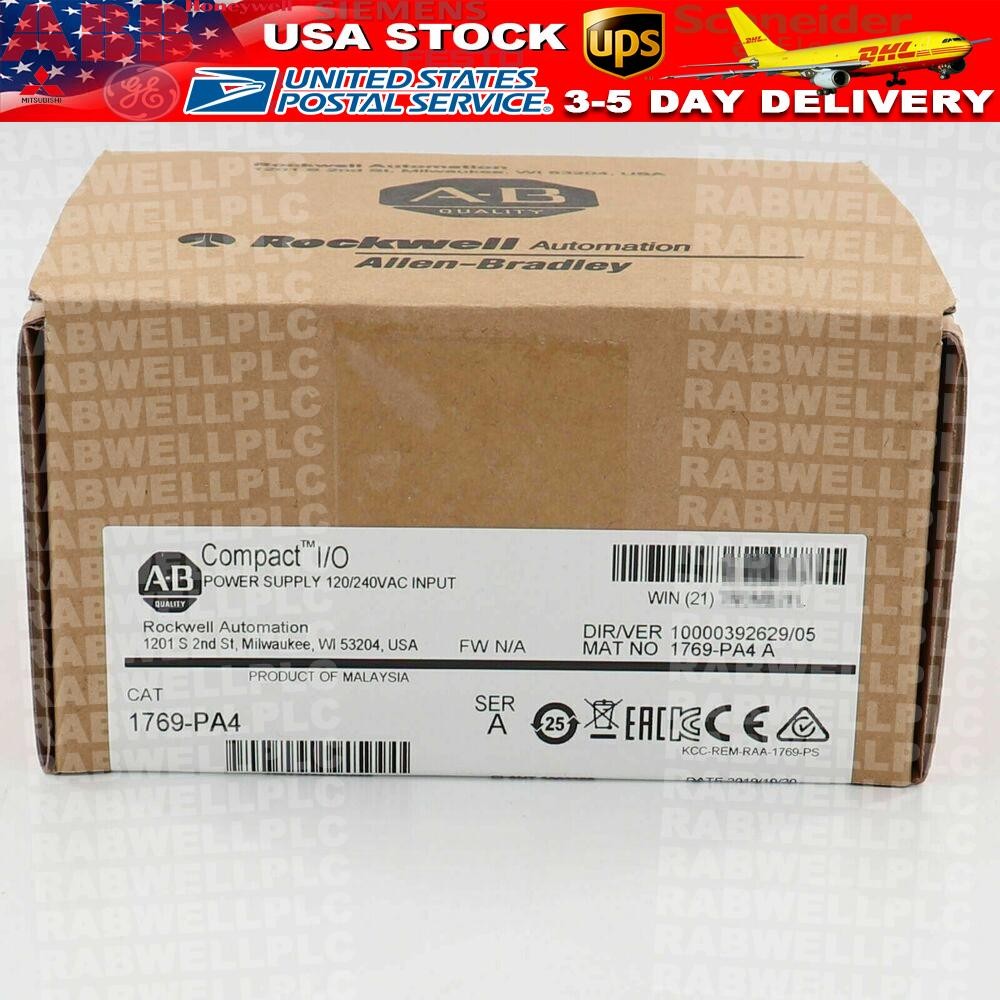 New AB 1769-PA4 SER A CompactLogix Power Supply Module 1769PA4 US Free Tax