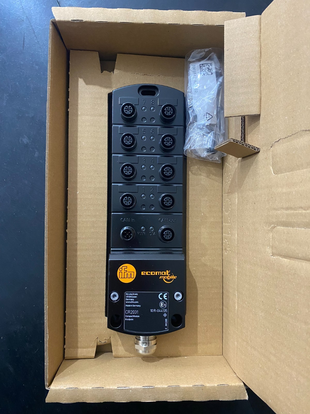 IFM CR2031 CANopen I/O Module 8 Outputs PWM 4A IP67 10–32V DC – Discontinued