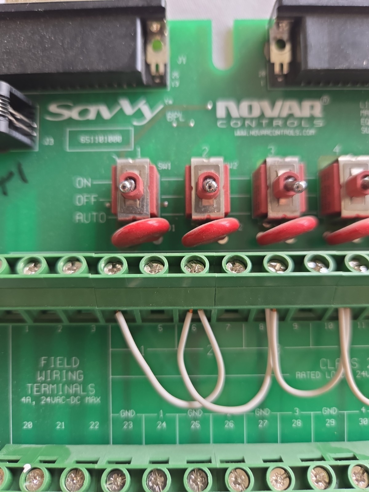 Novar Savvy 651101000 / 302091100 Transition Board
