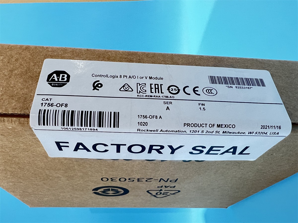 1756-OF8 Control Logix 8 Point A/O I or V Module Fast Delivery Sealed in Box AB