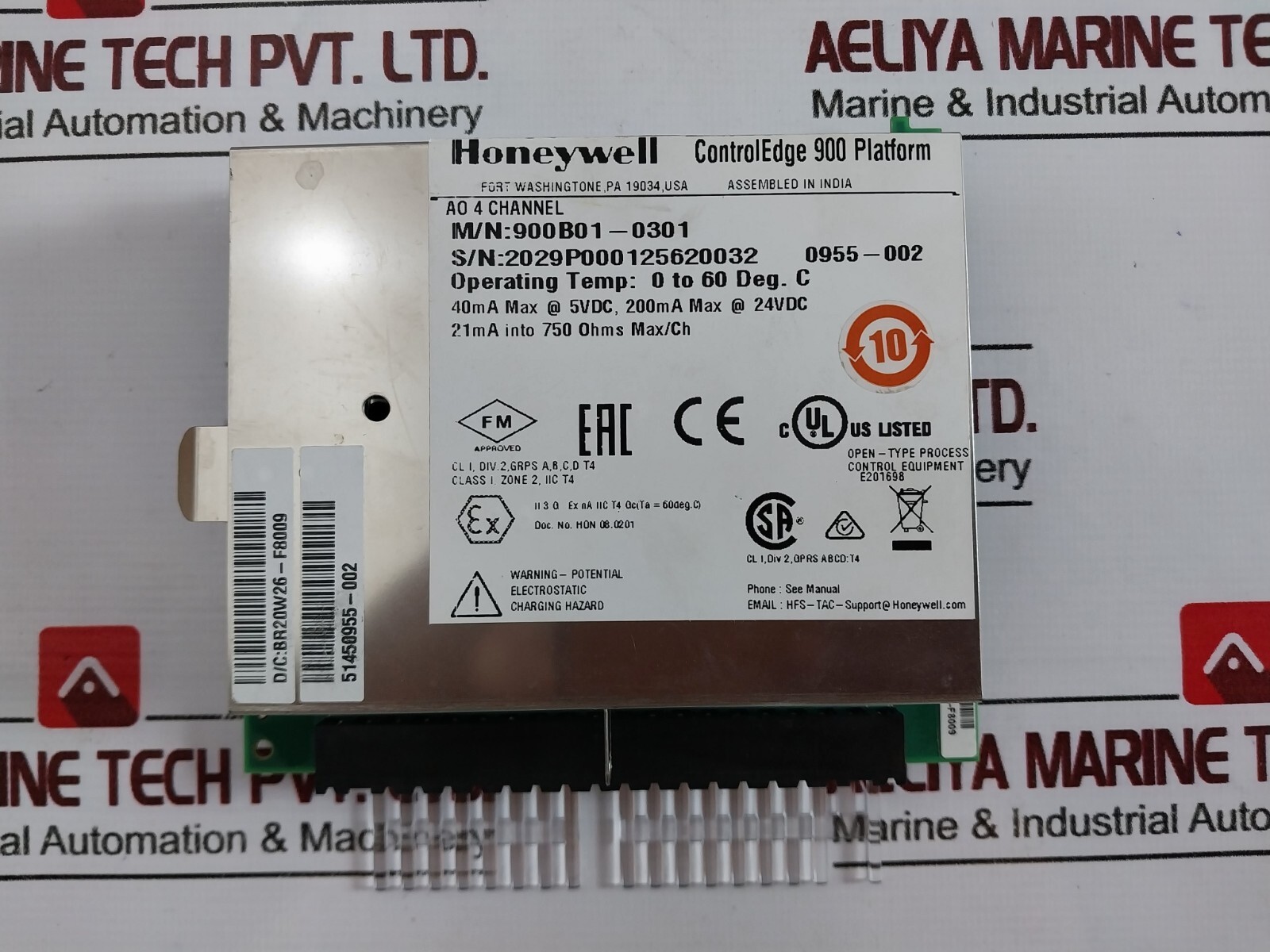 HONEYWELL 900B01-0301 Analog Output Module 900B01-0301