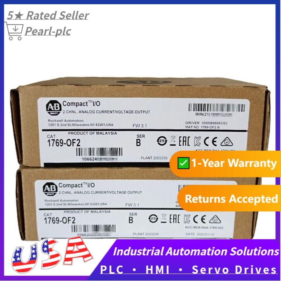 New Allen Bradley AB 1769-OF2 Compact I/O Output Module 1769OF2 US Free Tax