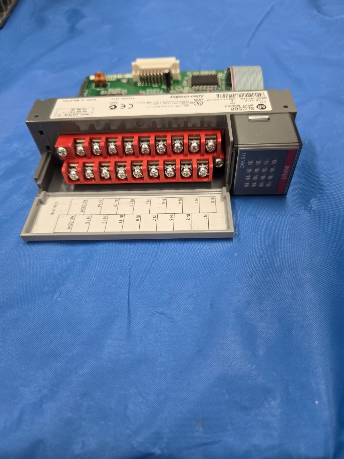 Allen Bradley 1746-IA16 Series D SLC500 Input Module Card