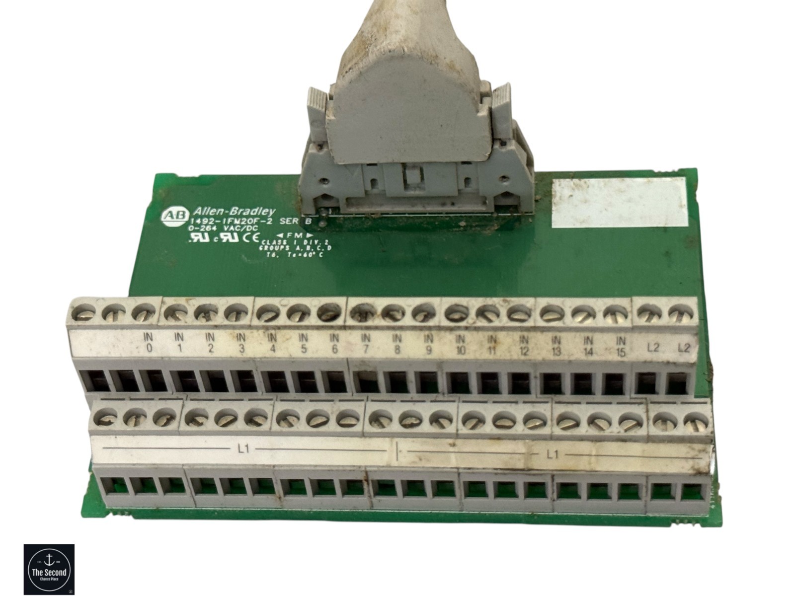 Allen-Bradley 1746-IA16 Series C SLC 500 Input Module + 1492-IFM20F-2 Interface