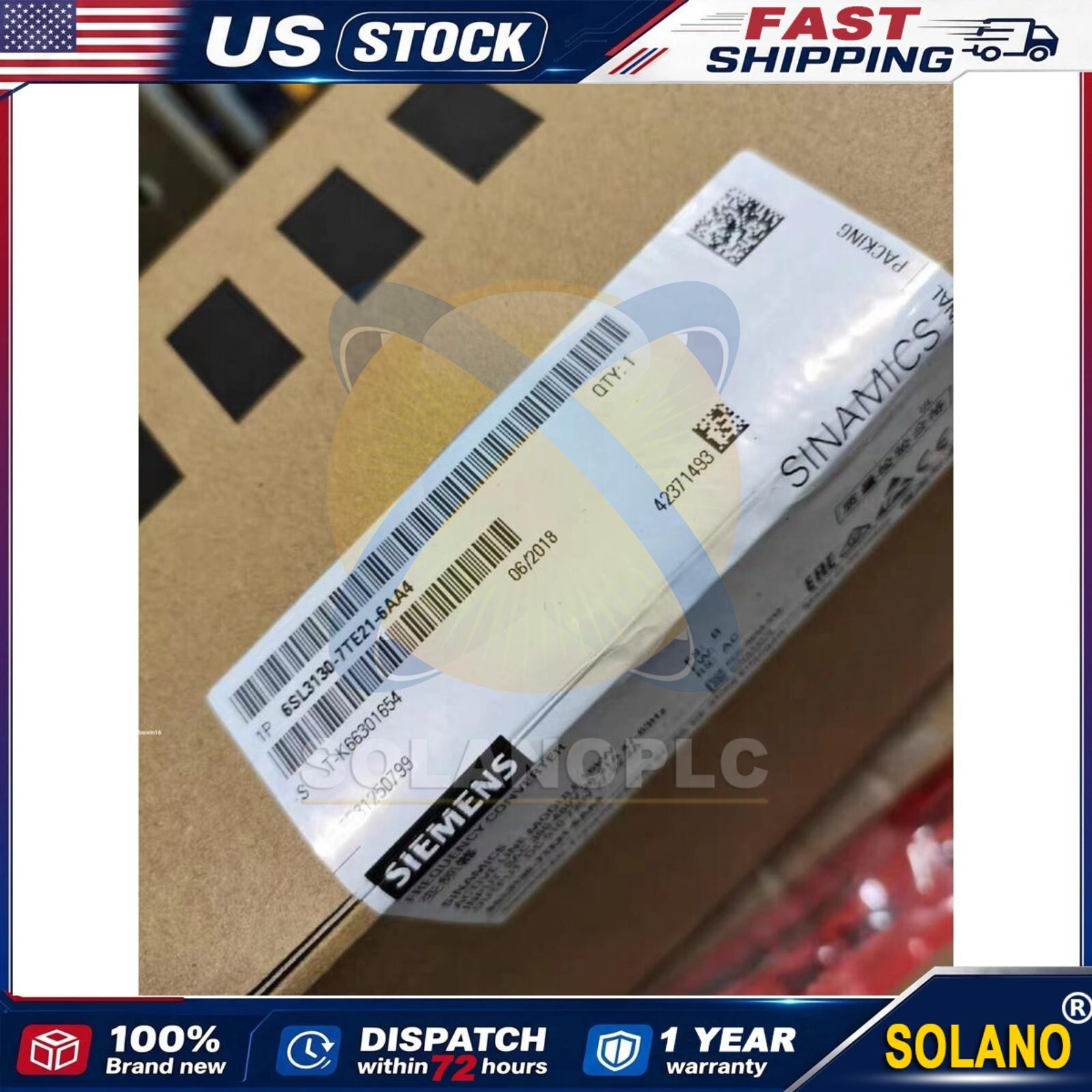 new Siemens 6SL3130-7TE21-6AA4 ACTIVE LINE Module US FREE TAX