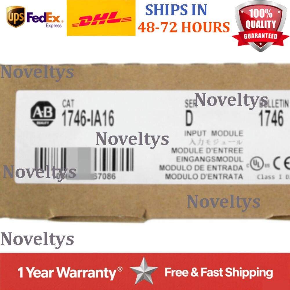 New Factory Sealed AB 1746-IA16 SLC 500 Input Module PLC 1746IA16 US Free Tax