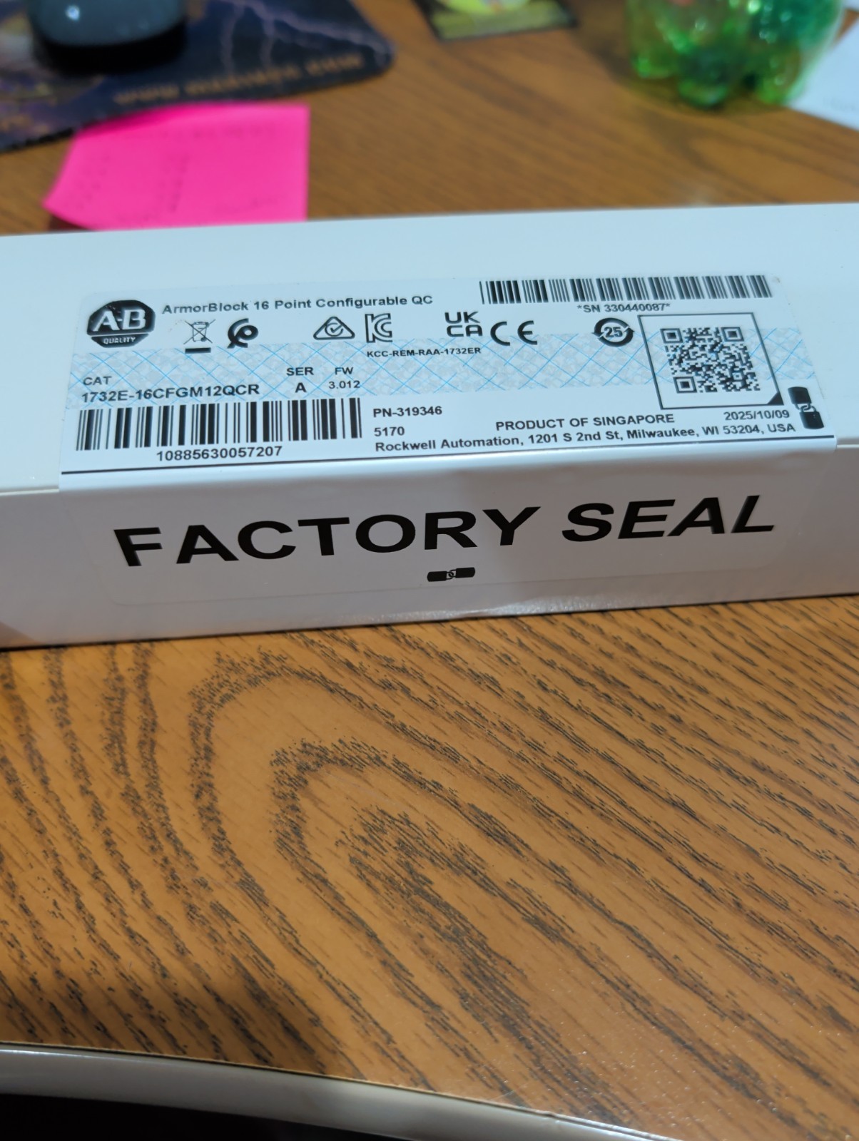 Allen Bradley 1732E-16CFGM12QCR /A ArmorBlock Module *NEW Factory SEALED BOX