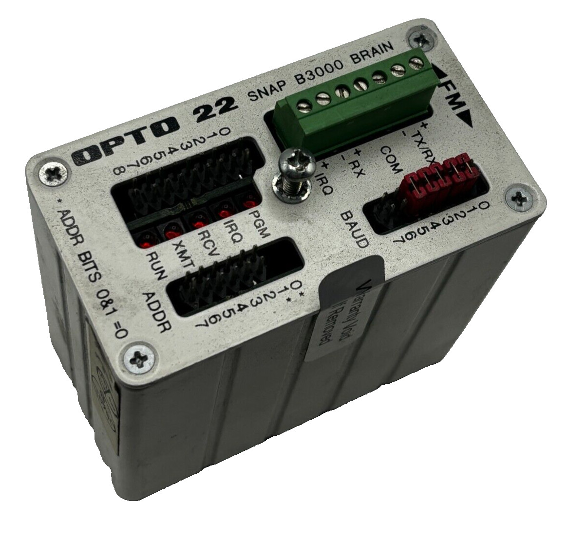 OPTO 22 SNAP B3000 BRAIN Analog Input/Output Module ADDR BITS🔔