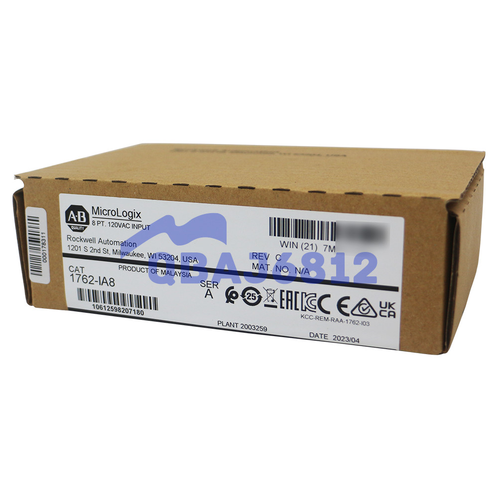 New Allen Bradley 1762-IA8 MicroLogix 8 Point Digital Input Module