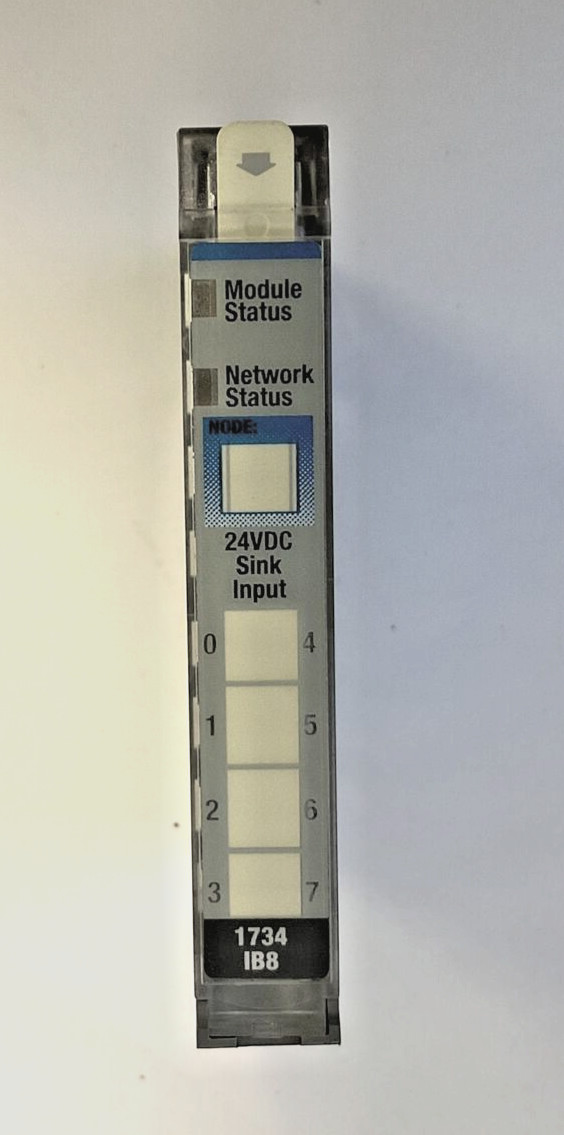 ALLEN BRADLEY 1734-IB8 INPUT MODULE 24VDC 5MA SER.D FW3.022