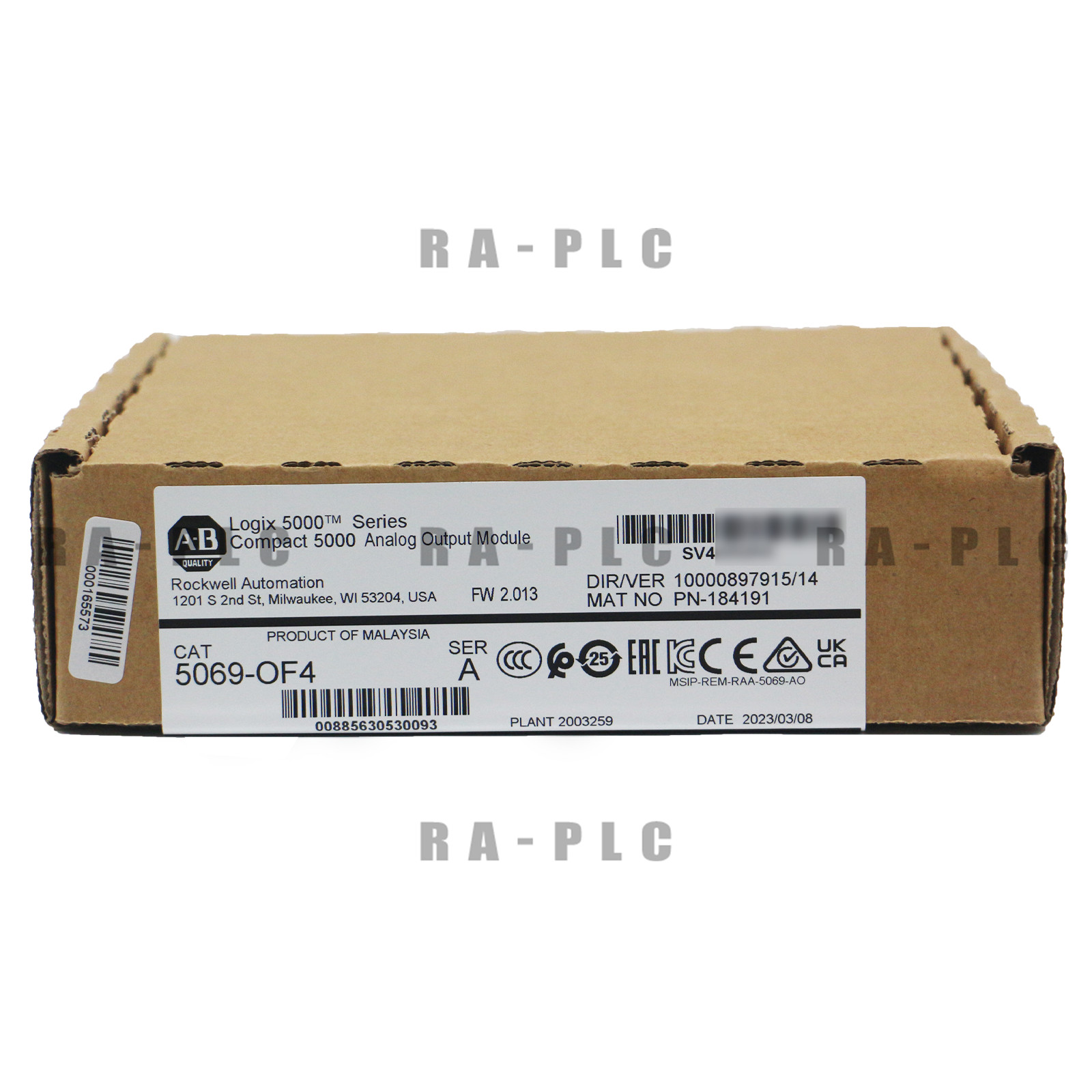 New Allen Bradley 5069-OF4 — Compact 5000 Analog Output Module Brand AB